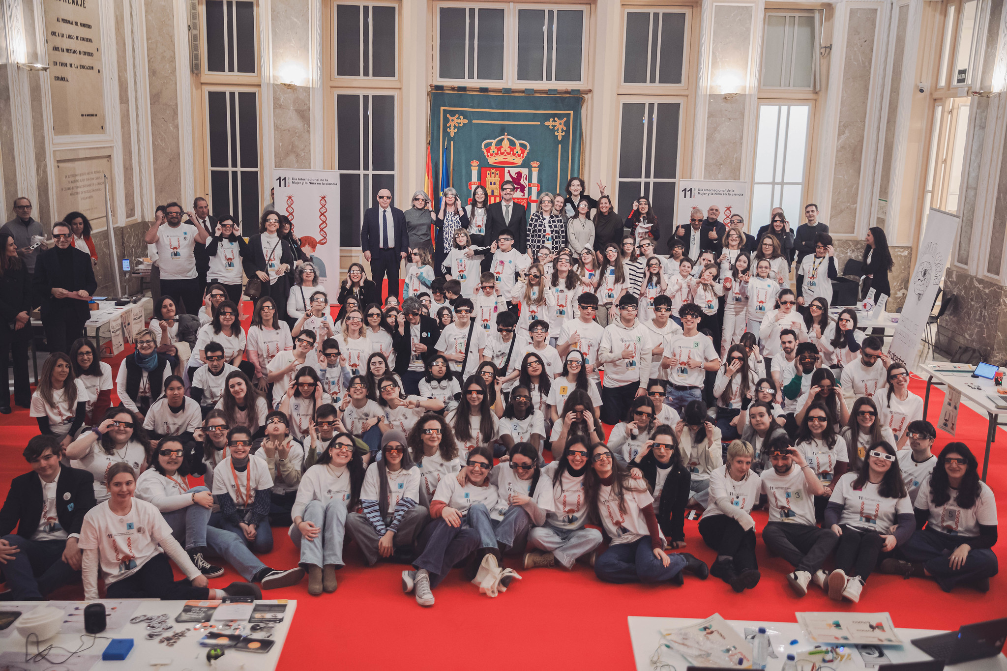 Foto grupo feria 11F Ministerio educación. Créditos: Minsiterio de Educación, Formación Profesional y Deportes.