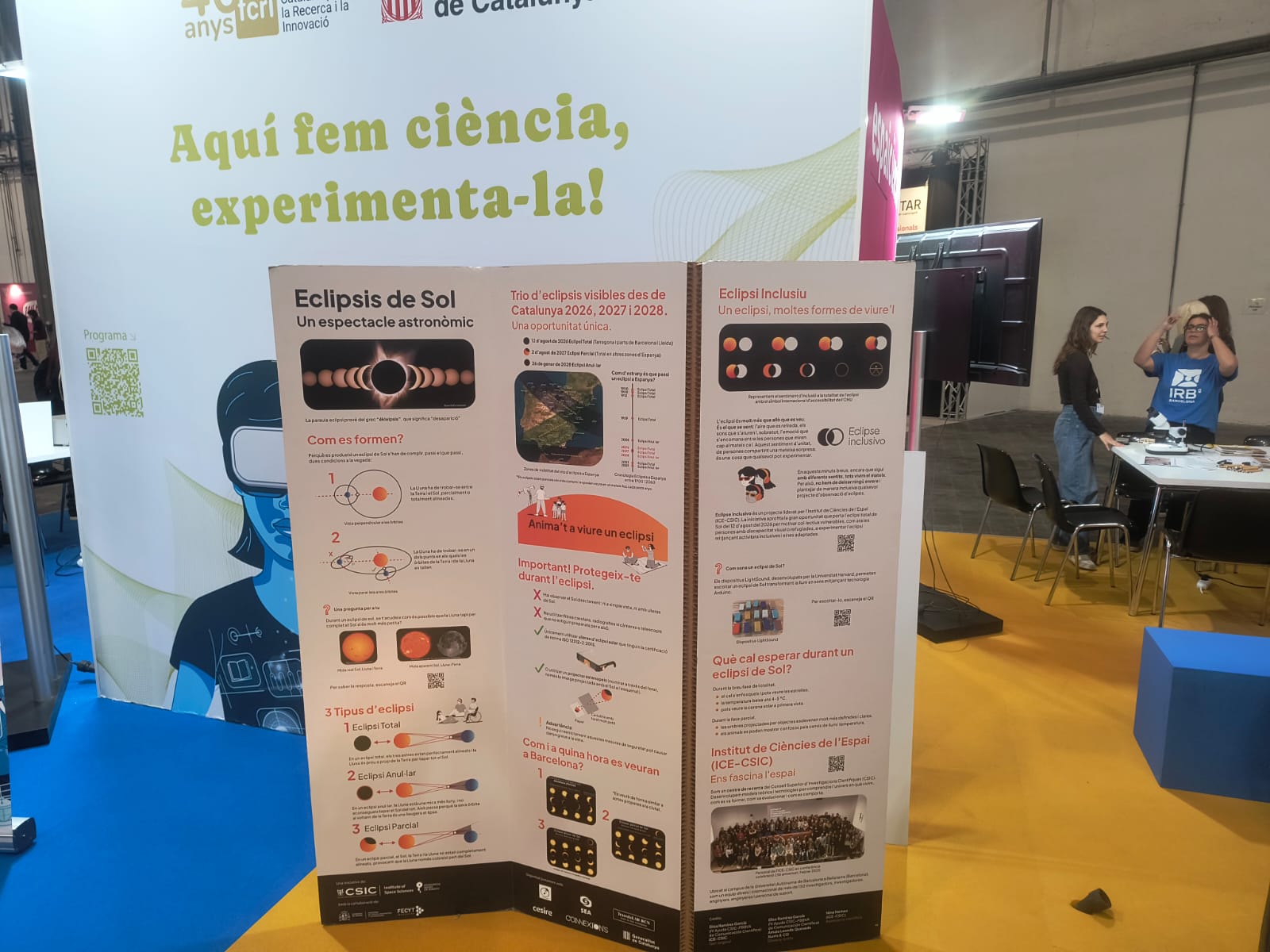 Taller Sol y Eclipses | EspaiCiència – Saló de l’Ensenyament